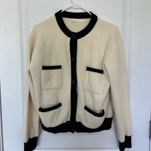 Oak & Fort COLOUR BLOCK CARDIGAN